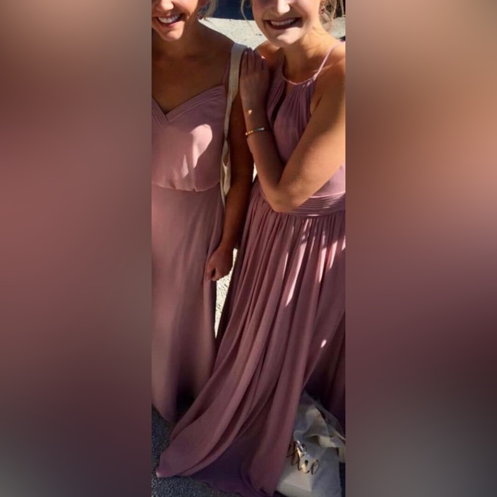 Azazie bridesmaid dress size medium dusty rose color
